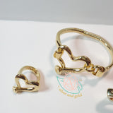 BEAUTIFUL HEART RING TUCCO BRAND