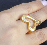 BEAUTIFUL HEART RING TUCCO BRAND